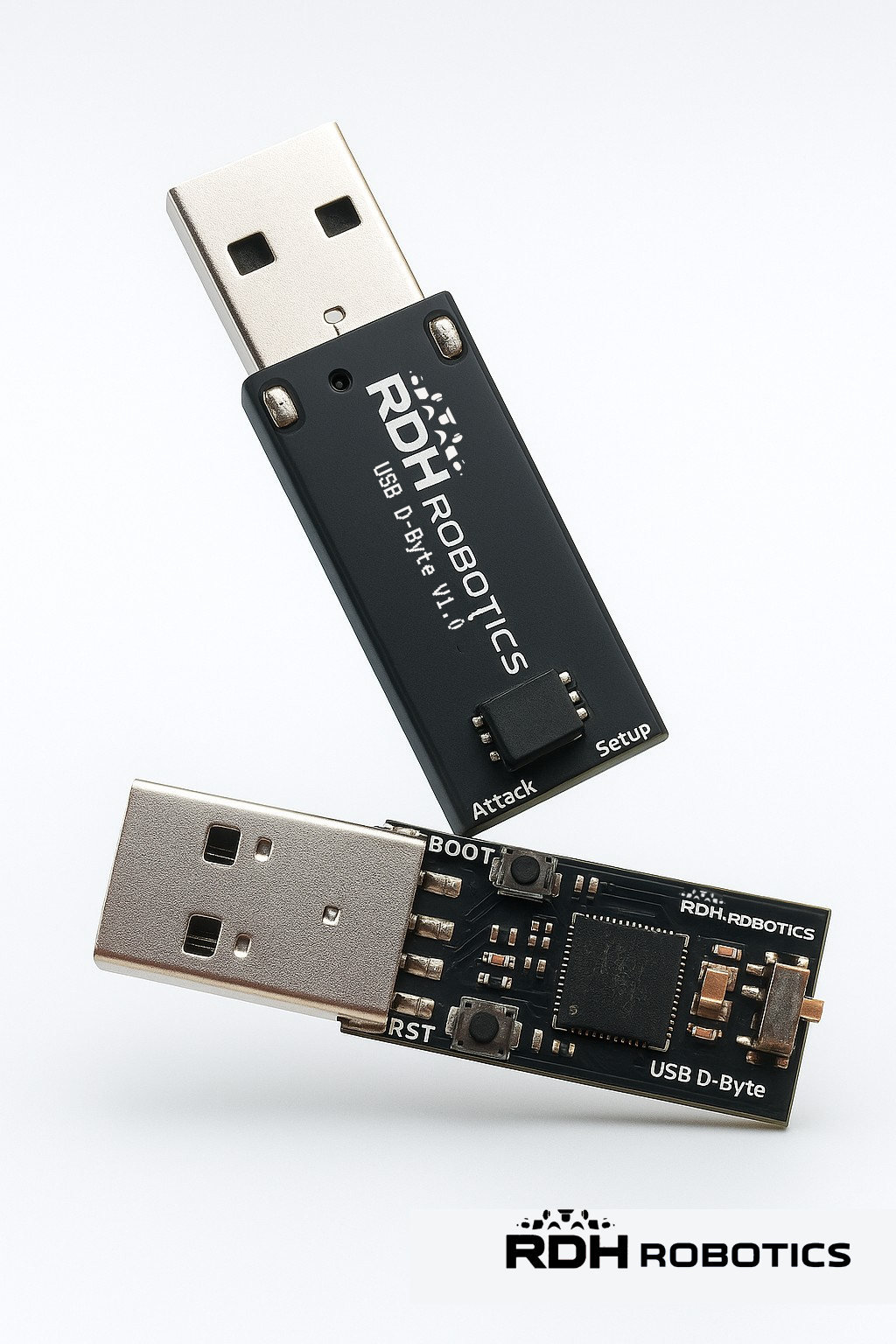 USB D-Byte | DuckyScript-Compatible HID & Security Key USB Tool